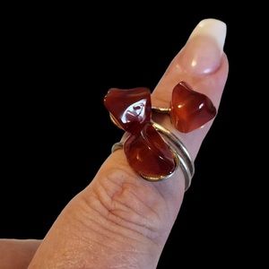 Vintage Agate Ring 6 1/2